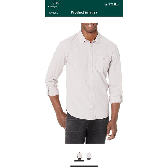 PAIGE Men's Gregory Long Sleeve Textured Cotton Shirt size XXL (b6) - Picture 1 of 5